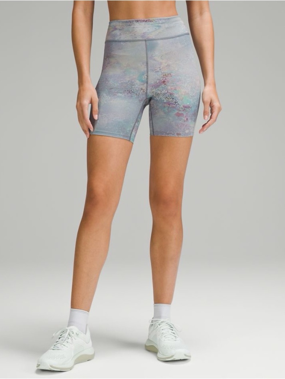 lululemon lab Luxtreme™ High-Rise Training Short 6" Sz 6 Supernatural Glow Multi